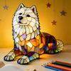Night Light 3D Dog Series Resin Table Lamp LED Night Light Warm Glow Bedside Lamp Bathroom Home Decor