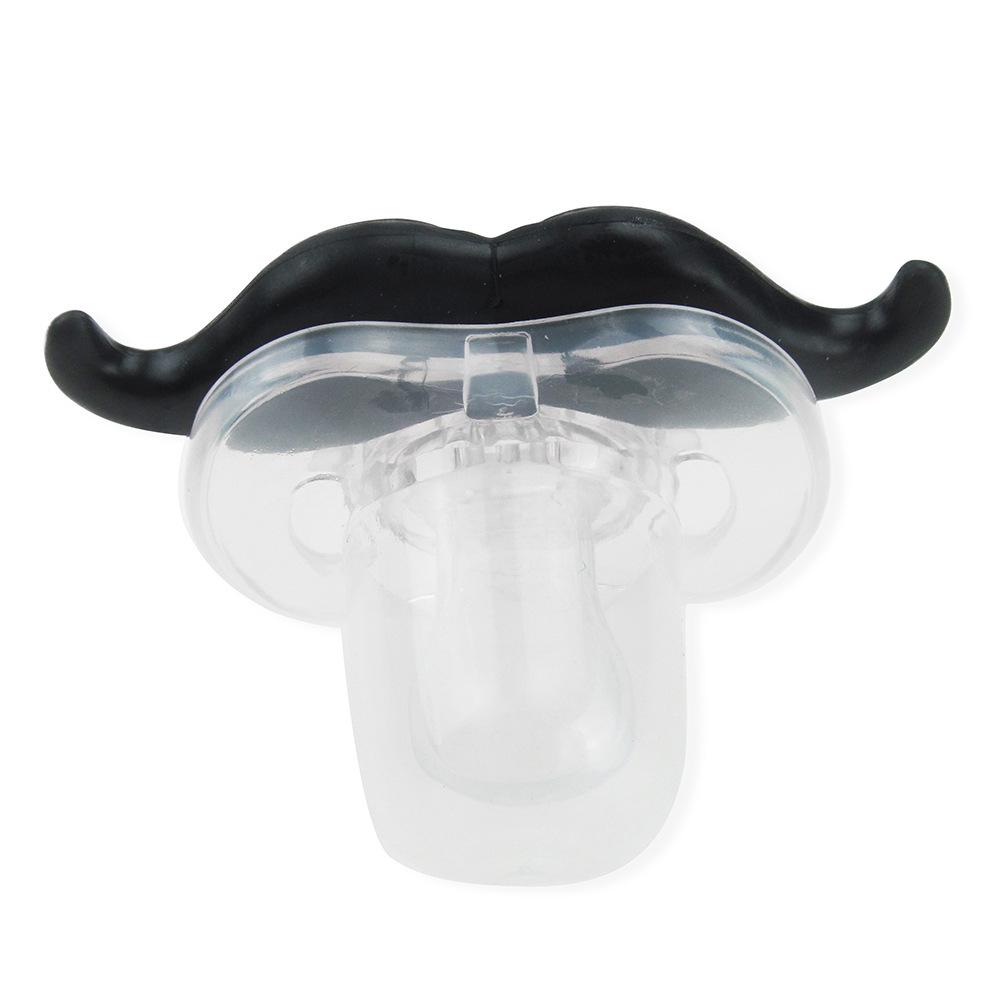 Baby Silicone Pacifier with Goofy Mustache & Teeth - Red Lips, 20 Styles