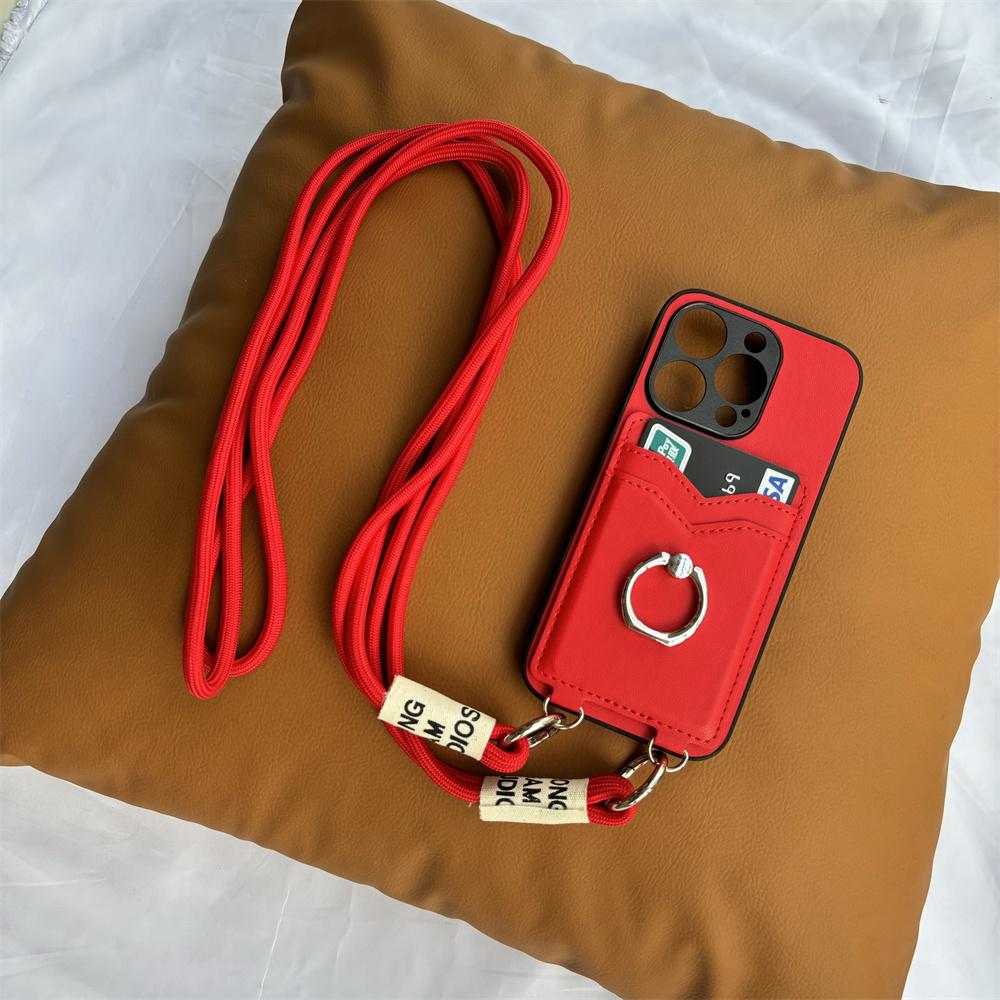 

Shockproof Stand Chain Phone Cover for Xiaomi Poco X7 Pro X7 With Strap Lanyard Crossbody Card Holder Leather Cases Xiaomi Poco X7&Case & Strap