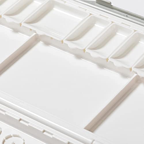 HOLBEIN Watercolor Palette RP-24 with Removable Compartments, 24 Compartments (26 Small Petri Dishes, 4 Large) 210191