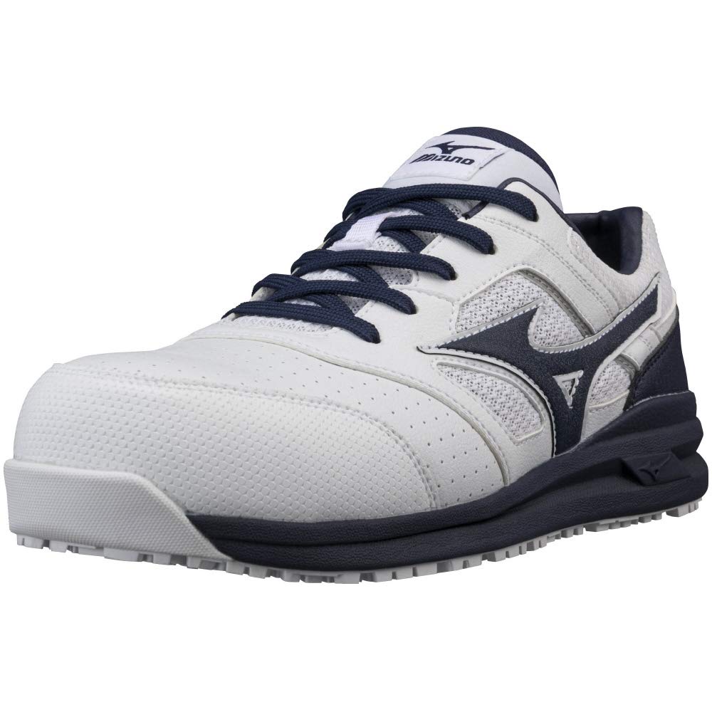 Mizuno LSII Work JSAA Standard Work Shoes White and Size Cm Shoes, All-Purpose Lightweight, 11L, (Type A), Navy, 27.0