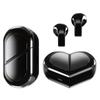 Deformation Design Heart Wireless Earbuds Mini Size Rotatable Earphones  For Small Ears