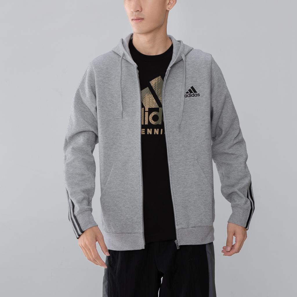 adidas Jackets Men's Light Gray Hooded Moderate Other H12214