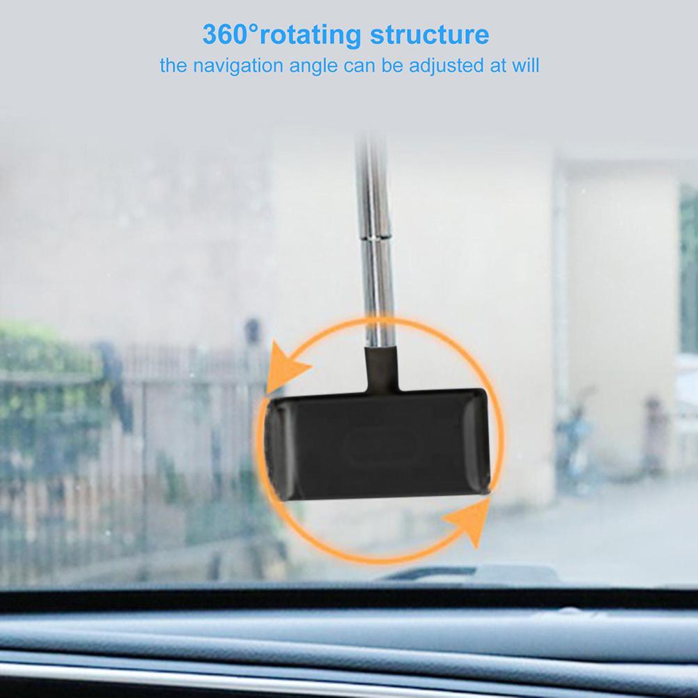 Car Rearview Mirror Phone Holder Seat Back Hook Mount for Navigation
