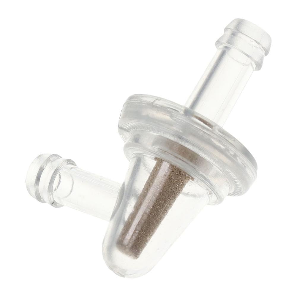 Qicarkey 2pcs Inline Fuel Filter, 90 Degree Clear Fuel Filter Replacement Car Accessories Parts