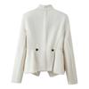 European and American Style, New Women's Clothing, Fashionable and Casual Rough Edge Xiaoxiangfeng Blazer 2717905