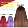 Purple Hair Dye Shampoo 3 in 1 Fast Gray Coverage with Botanical Oil Conditioning 100ml Travel Size