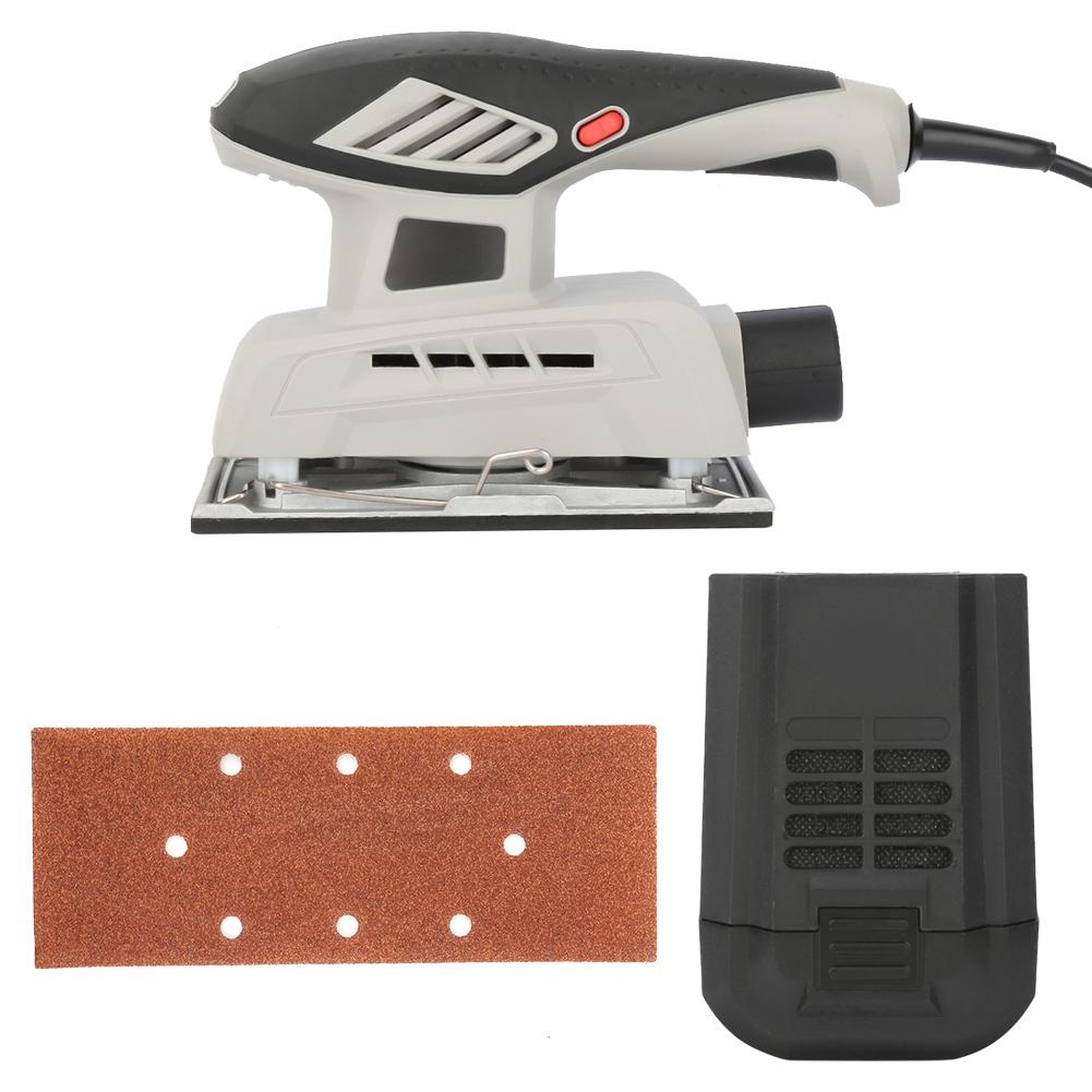 200W Wall Polishing Square Sander Electric Sanding Machine with Dust Box