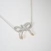[Used] TIFFANY 925 Rope Ribbon Necklace/Pendant/j12-9