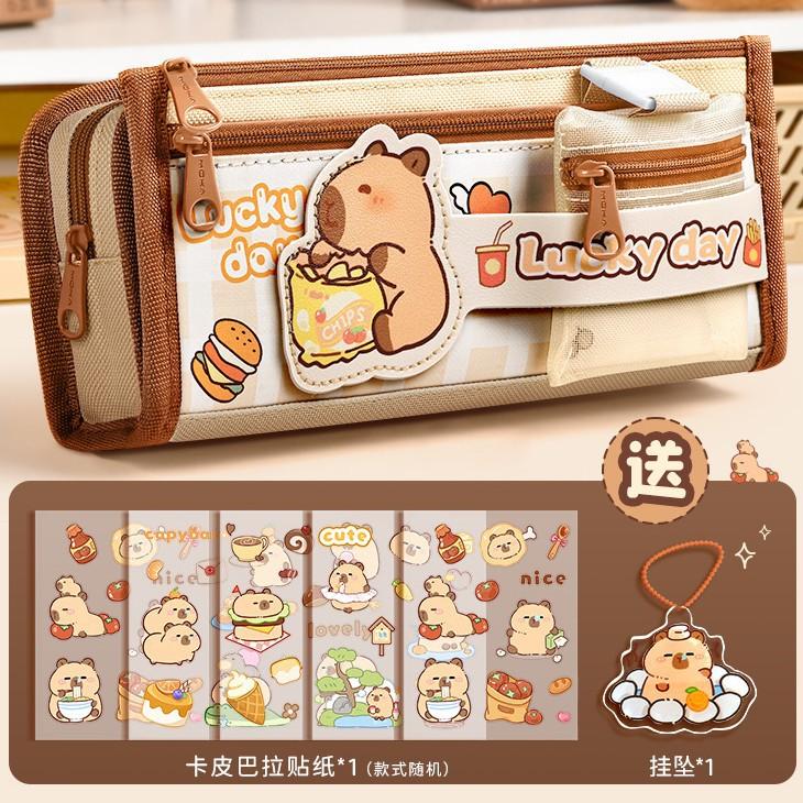 Pencil Case  New Elementary School Girls High-value Large-capacity Stationery Box Girls Junior High School Students