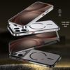 Magnetic Snap Button Metal Case for OPPO Find X9 Pro/X9S Pro with Frosted Back