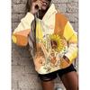 Women's Autumn and Winter 3D Printed Hooded Hoodies & Sweatshirts (women’s)