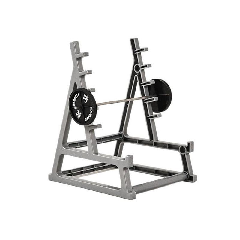 Squat Rack Pen Holder for Desk Mini Barbell Rack Pen Holder Gym Themed Office Desktop Organizer Decorations for Fitness Lovers