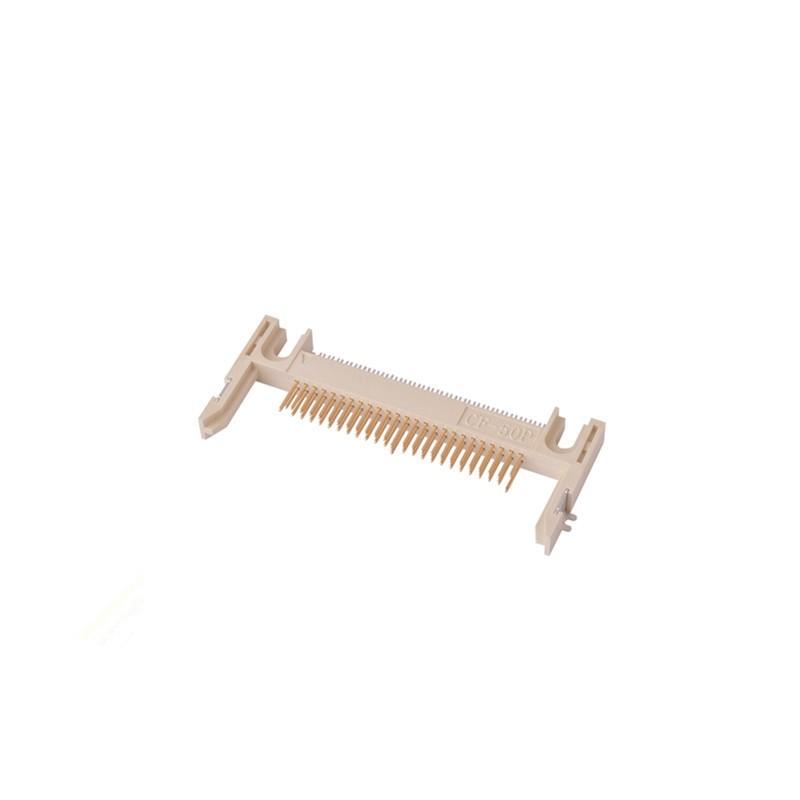 5Pcs 50Pin Arm Length 19.0 Patch Card Slot Connector On Cf Card Holder Board Black/Coffee