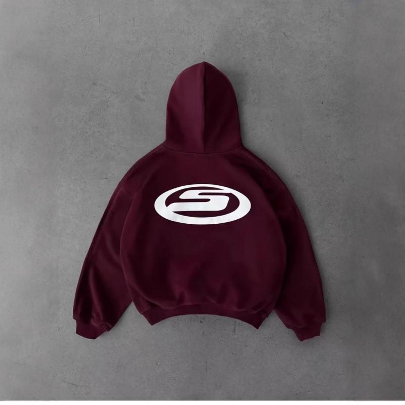 Womens Fleece Hooded Sweatshirt Casual Letter Print Fall Winter Couple Matching Unique Stylish Top