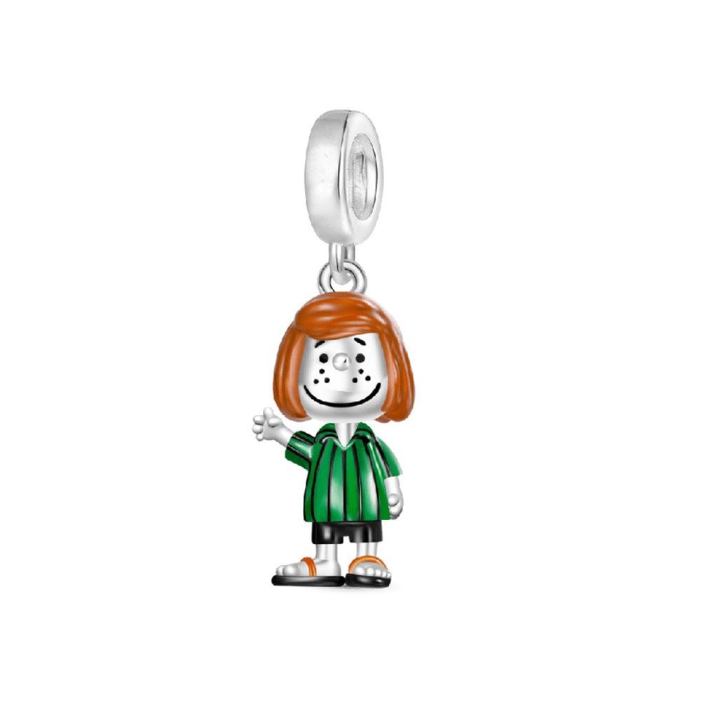 New 925 Silver Flower Basket Dog Pendant Beads for DIY Women Charm Jewelry Fit European Bracelet