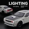 Hellcat Muscle Car Model Simulation Sound and Light Alloy Die-cast Car Model Collection Ornaments Boy Sports Car Toy Gift