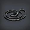 Retro Stainless Steel Dragon Bone Chain Necklace & Bracelet Set for Men