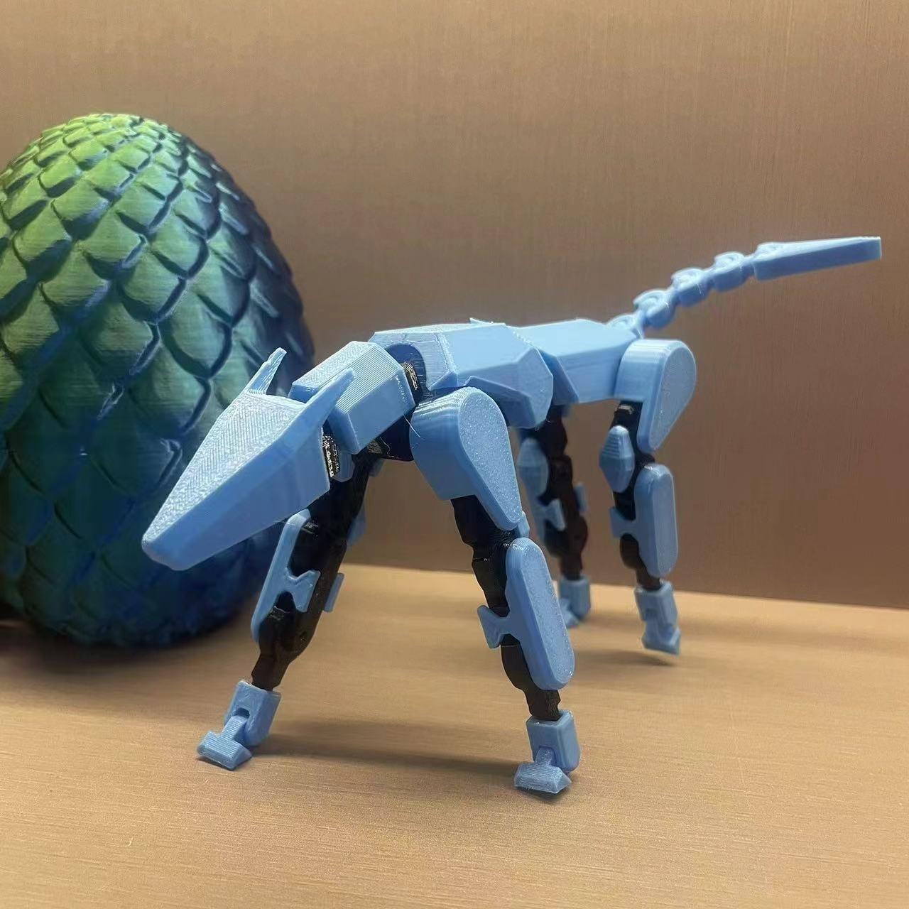 

13-шарнирная подвижная кукла-талисман: Сделай сам декомпрессионный 3D-печатный манекен-игрушку