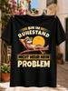Retired Not My Problem Gerunisex Sloth Graphic Relaxing Cartoon Sloth In A Deck At Sunset Retireunisext Unisex All Tshirt