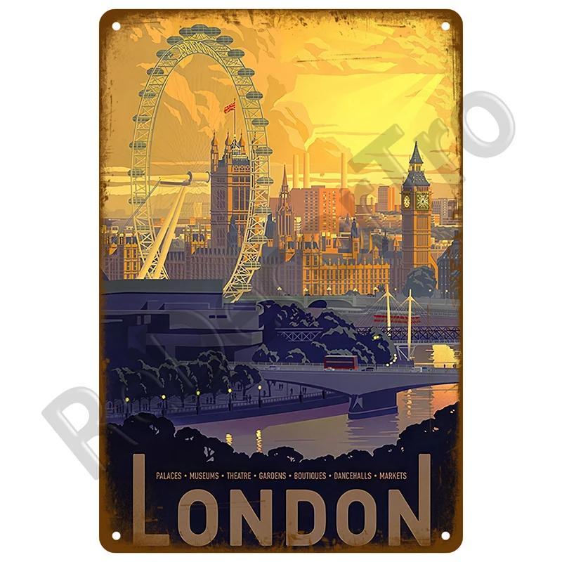 Plaque Metal Sign Beach House Seaside Decorative Plate Vintage Summer Metal Wall Sign Beach Decor For Beach Bar Beach Tin Sign