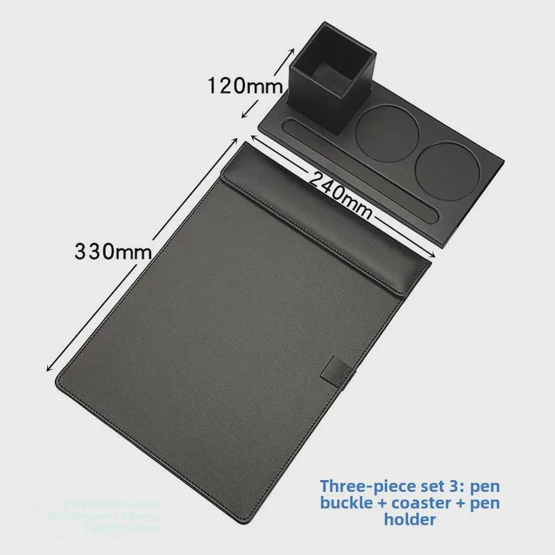 A4 Leather Conference Writing Pad Folder for Business and Hotel Contracts