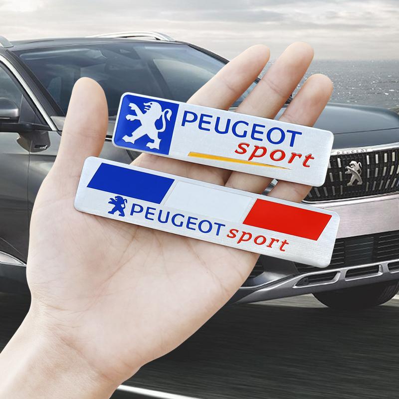 Car Emblem Sticker Accessories For Peugeot 206 307 308 207 3008 208 407 508 2008 5008 301 406 408 607 4008 Rifter RCZ Citroen DS