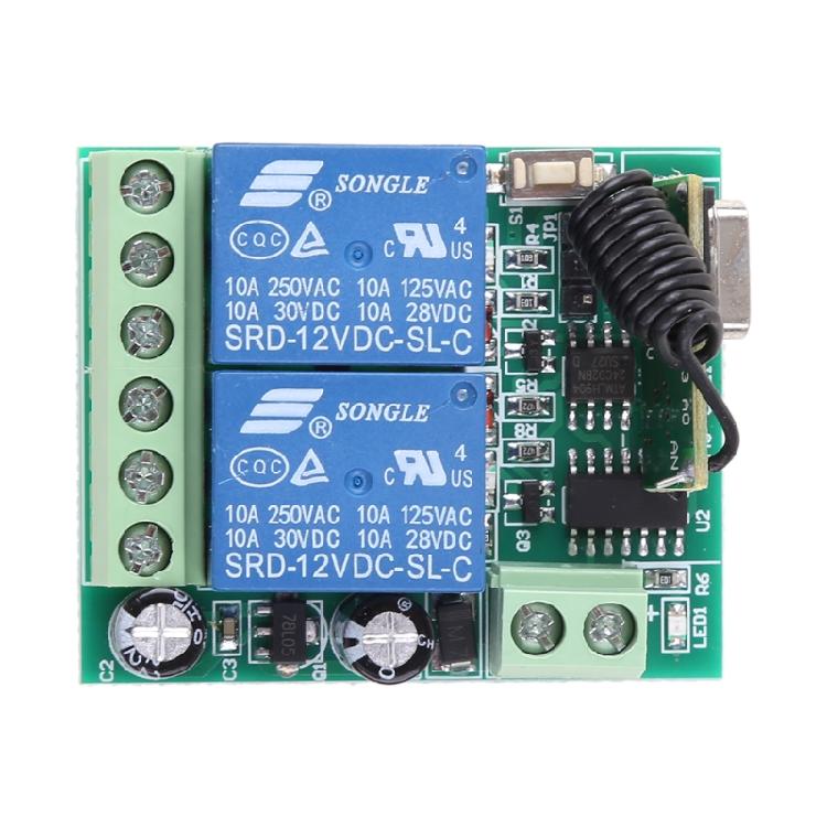 Professional 433mhz Relay Receiver Module Rf Transmitter Remote Control
