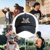 Verstellbare Katzen-Baseballkappe Coole Katze Sonnenhut Modische Wilde Trucker-Kappe Unisex-Stile