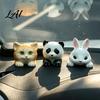 Essential Oil Diffuser for Car Cute Vent Clip Lying Cat/Tiger/Panda/Rabbit Air Freshener Holder SUV Clip Truck Interior Dashboard Decor with