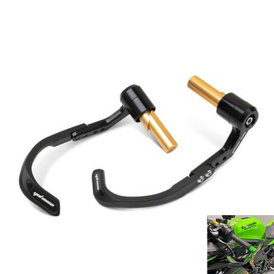 AL-mart Motorcycle Universal Hand Guard Lever Handle Guard Protector for 22mm 7/8" Handlebar (13mm/17mm Inner Diameter), Black
