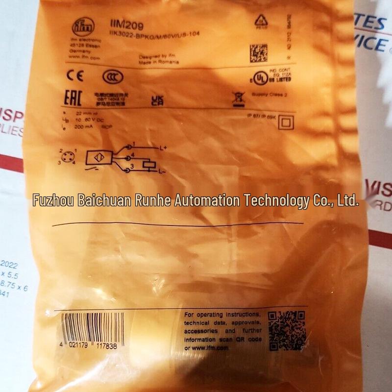 Brand New IIM209 IFM Inductive Proximity Sensor - Original with Warranty IIM209