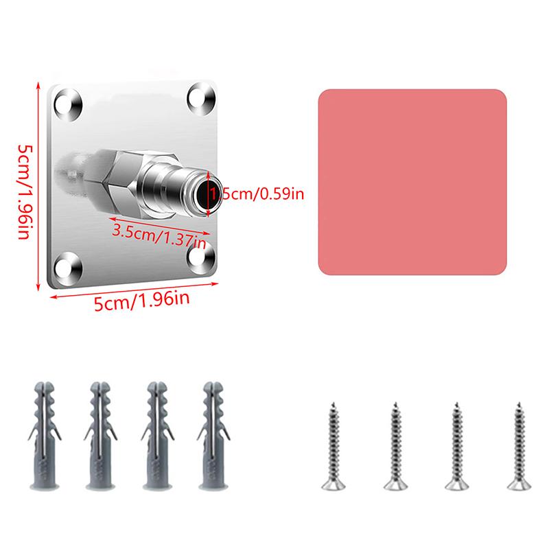 

Насадка для пенной пушки, держатель для водяного пистолета, настенное крепление для мойки высокого давления, стойка для хранения принадлежностей, быстроразъемное соединение из нержавеющей стали 1/4 дюйма