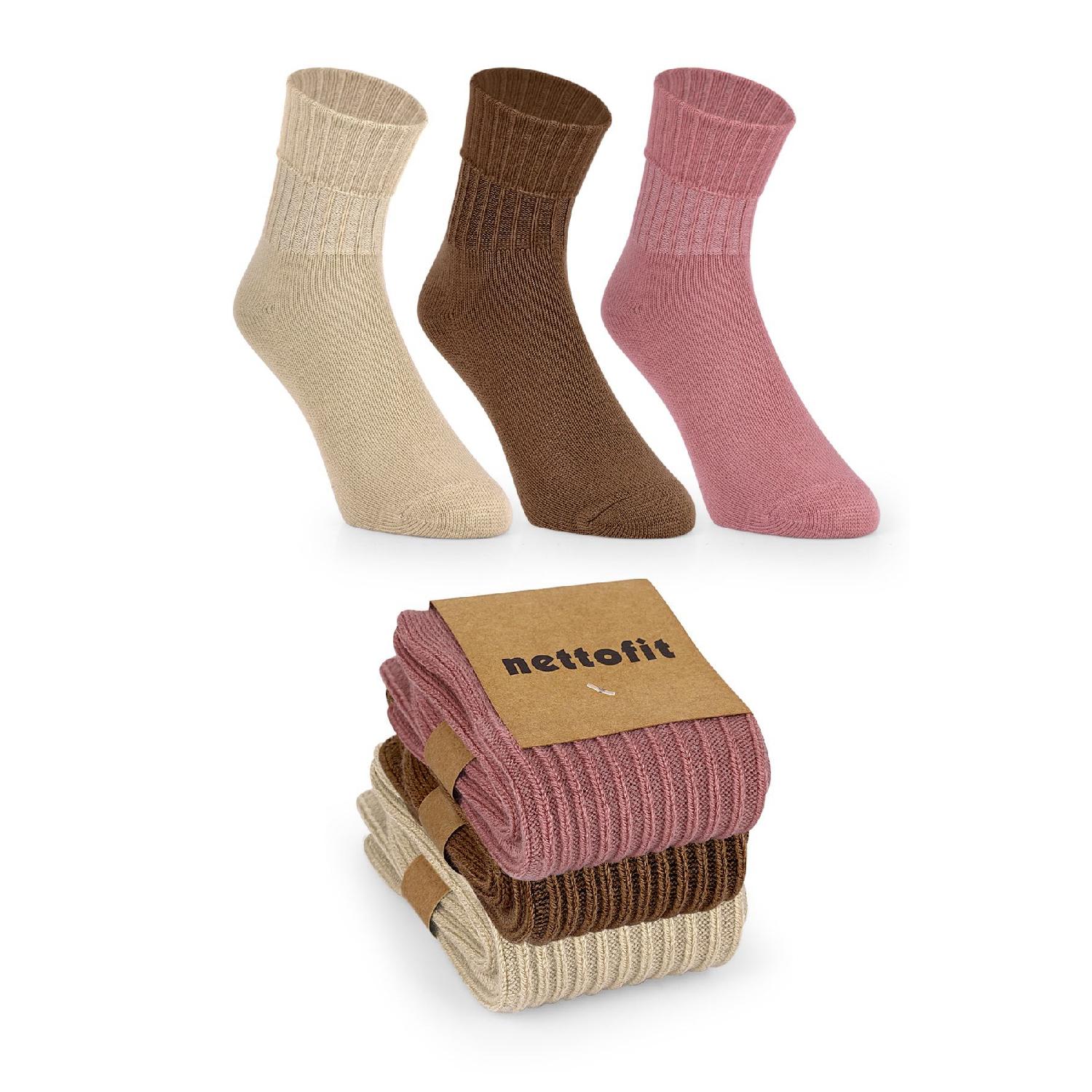 

3-piece Winter Women s Wool Sleeping Socks Soft Touch 36 - 40