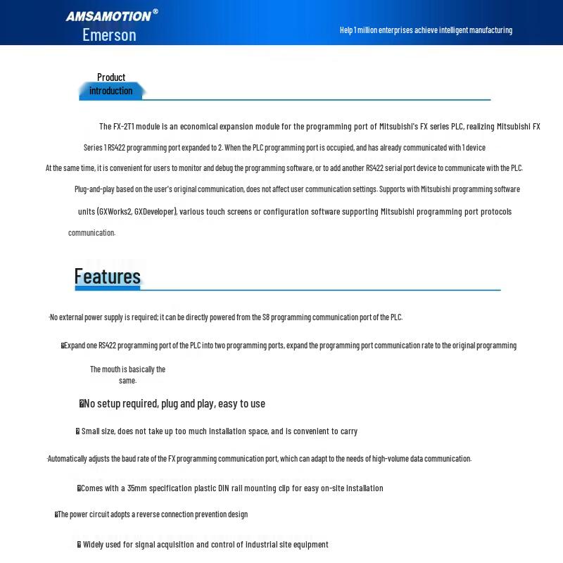 Aimaxun Mitsubishi PLC Ethernet Adapter