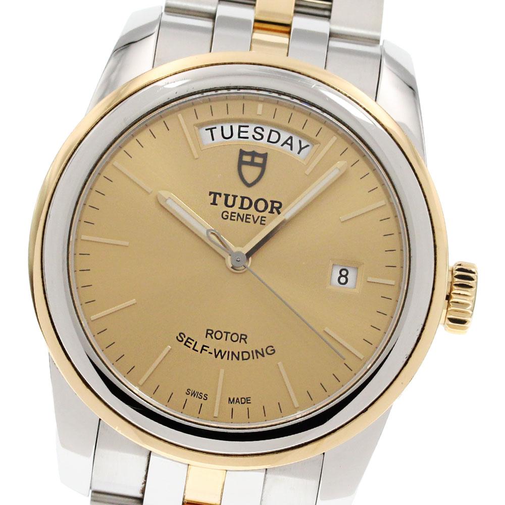 

Tudor TUDOR 56003 Glamor Date Day YG Bezel Automatic Winding Men s Good Product _849750 [Used]