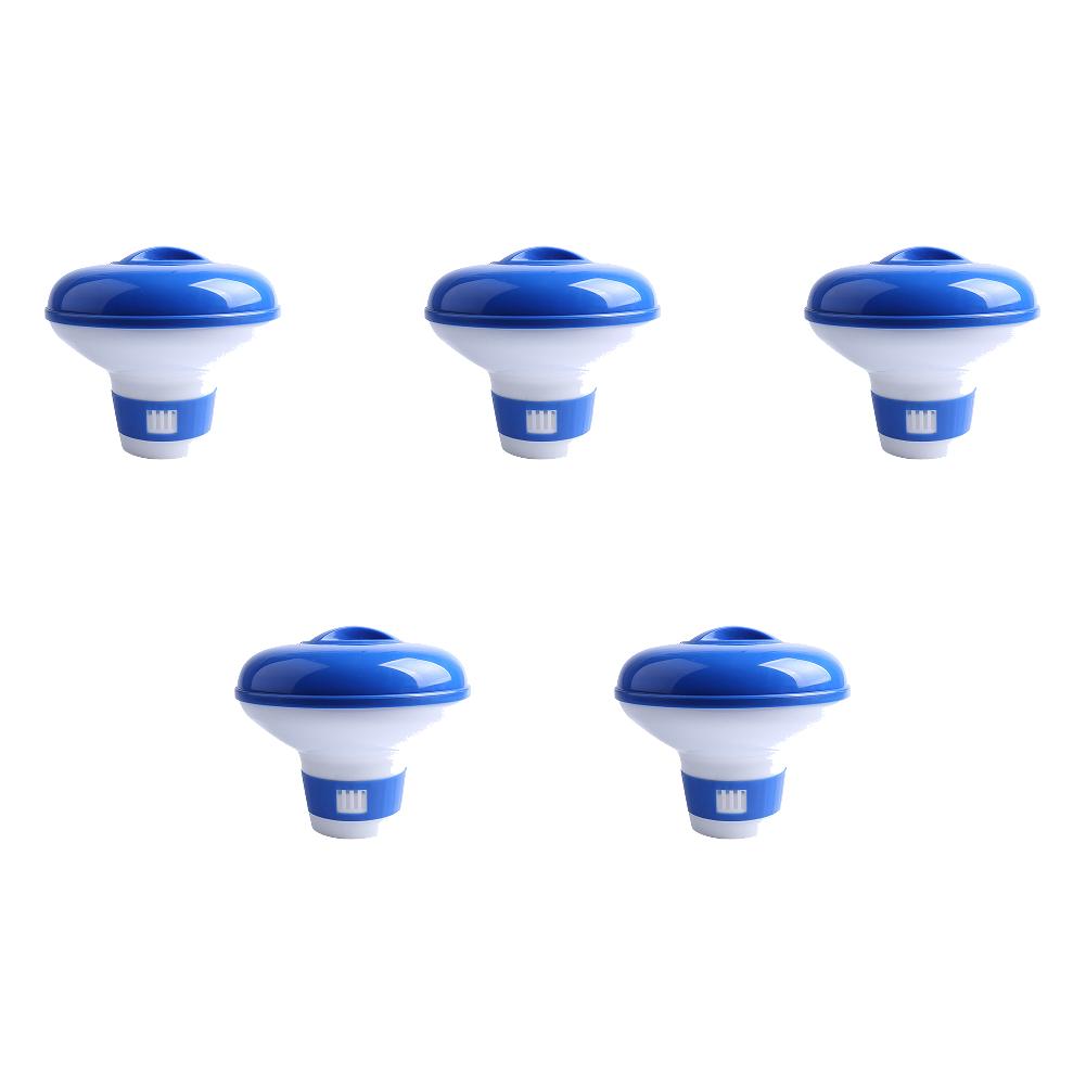 Swimming Pool Floating Chlorine Dispenser Disinfection Automatic Applicator Pump Pill Disinfecting Box Spa Pool Accessories