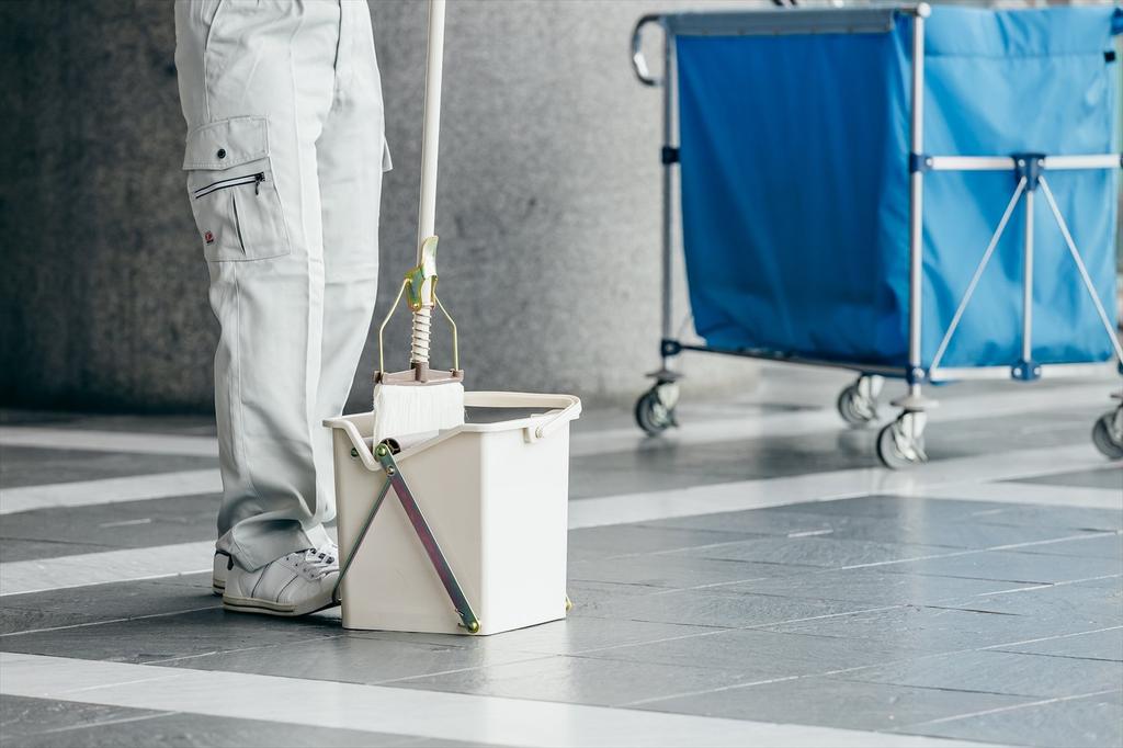 Yamazaki Sangyo Mop Wringer Compact and Daily Clean Tough Squeezer DX Bucket, Lightweight, (181582)