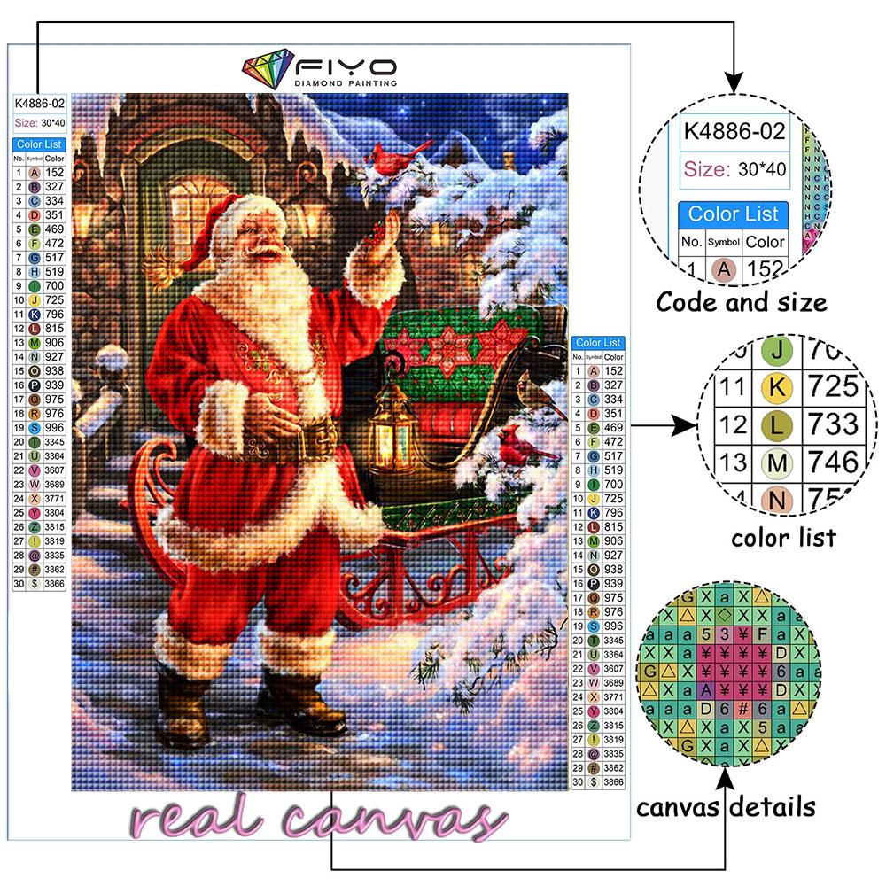 Diamond Painting Christmas Tree Santa Snowman Diamond Mosaic Craft Diamond Embroidery Painting