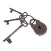 1pc Vintage Cast Iron Key Rings Ornaments Heavy Duty Metal Keys Chain Rustic Skeleton Antique Decor Bar/Home/Restaurant Wall