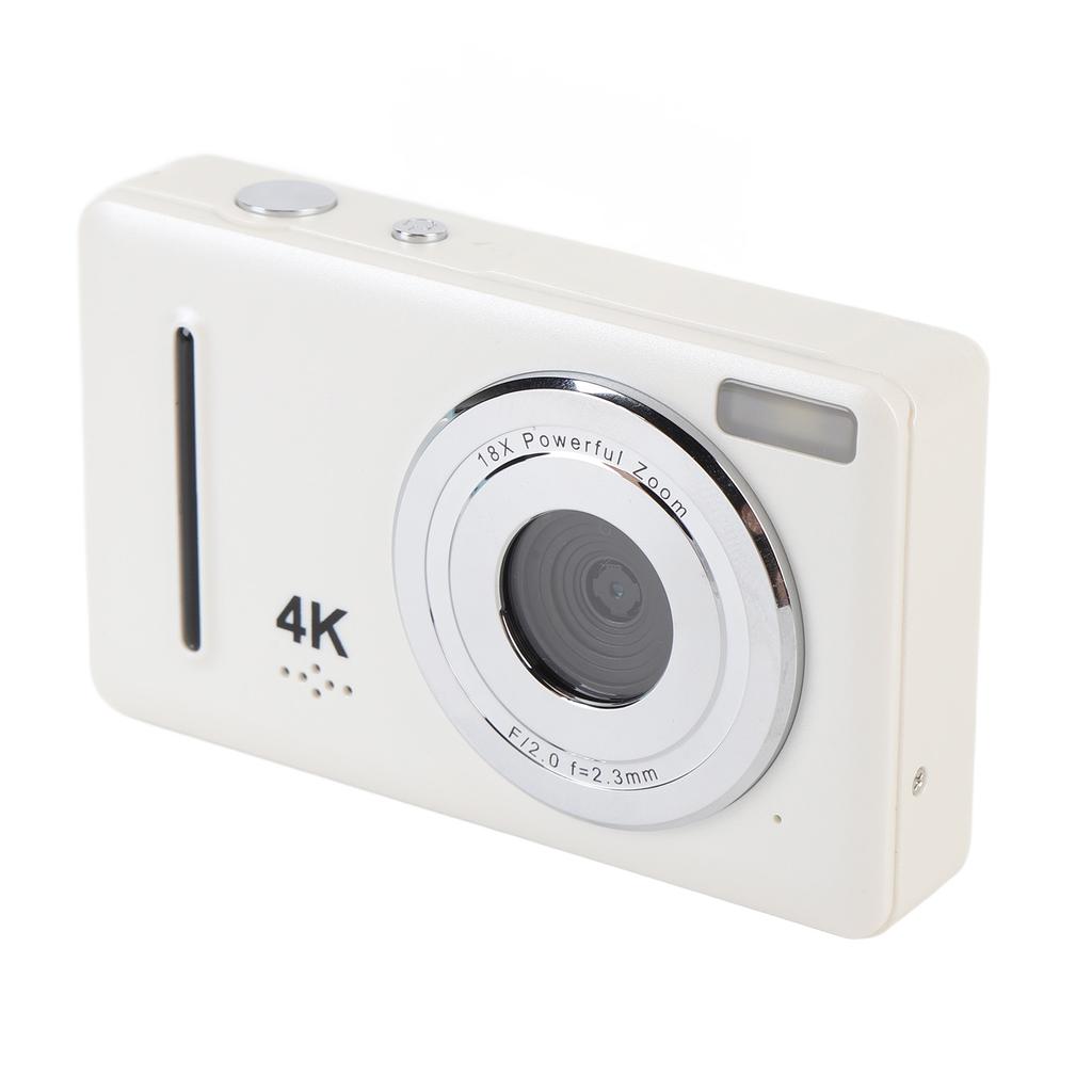Digital Camera 4K 6 P 2.4inch Screen 18x Digital Zoom Portable Compact Travel Video Camera for Beginner