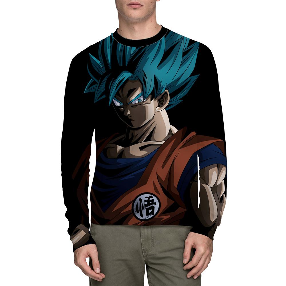 Dragon Ball Summer Man Long Sleeve T-Shirt Cartoon Japanese Anime Casual Autumn 3D Print Cosplay T-Shirts