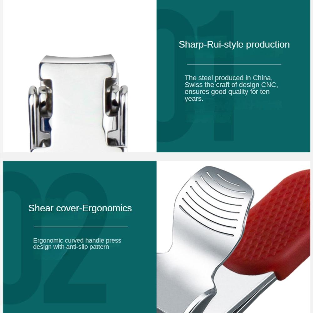 Mini Ultra Thin Nail Clipper Portable Stainless Steel Nail Toe Cutter Trimmer Scissor Carbon Steel Manicure Pedicure Tool MYY