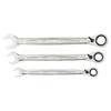 TONE RMR300 Switchable Ratchet Open End Wrench Set (3 Pieces)