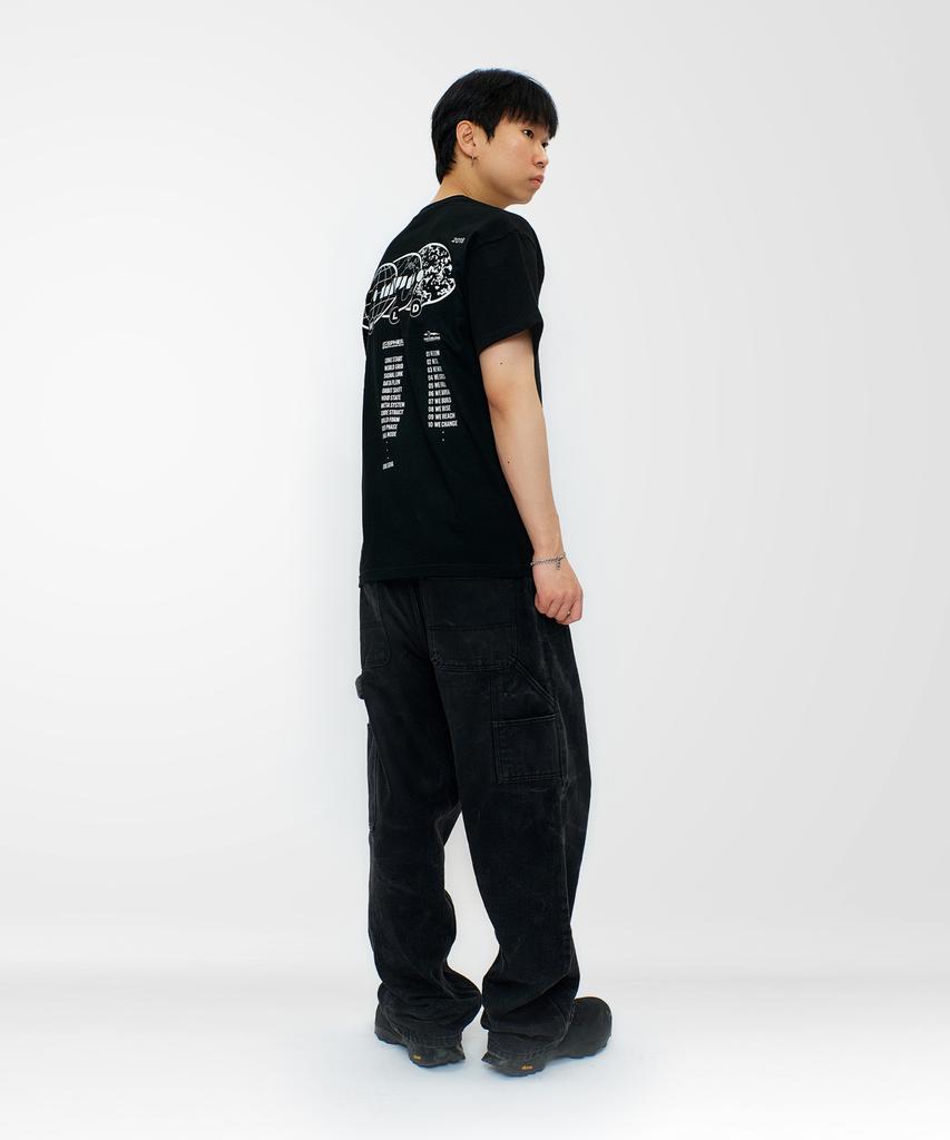 LAUGHER World Link T-Shirt - Black