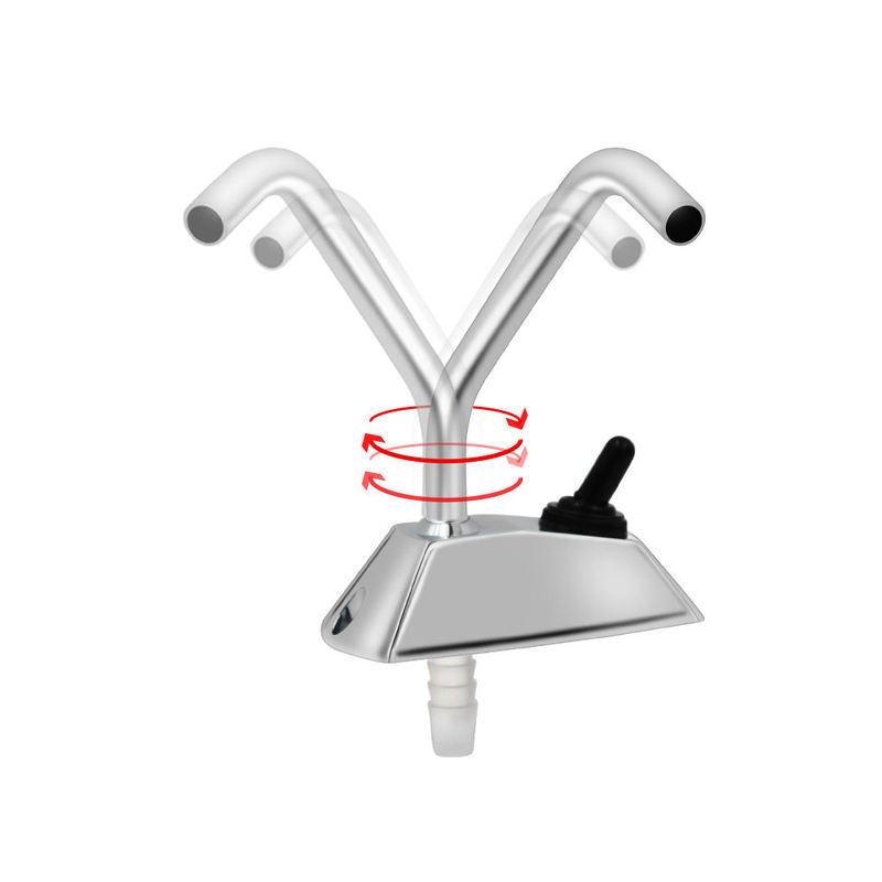 12В Полностью вращающийся на 360 градусов кран-смеситель с переключателем для автодома, лодки