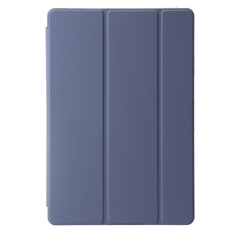 Para Samsung Tab S10 Lite Capa Tripla Acrílico Transparente Costas Rígidas Suporte Tablet Coque Para Galaxy Tab S10 Lite Capa Com Porta-Lápis S10 Lite (10.9 inch) cinza lavanda