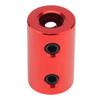 4 pcs 4-6mm Aluminum Alloy Red Rigid Coupling Set L20x12mm for RC Airplane Boat Motor Accessories with M4 Screws Wrench Shaft Coupler
