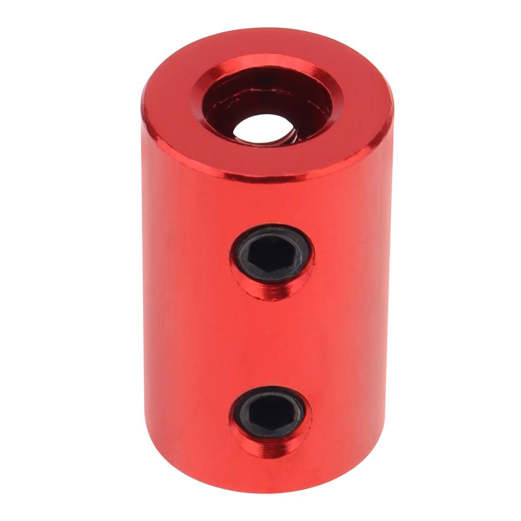 4 pcs 4-6mm Aluminum Alloy Red Rigid Coupling Set L20x12mm for RC Airplane Boat Motor Accessories with M4 Screws Wrench Shaft Coupler