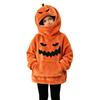 Unisex Kinder Halloween Kürbisdruck Pullover Hoodie für Jungen und Mädchen